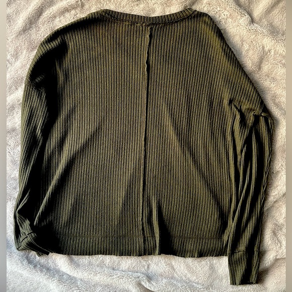2/$20 ✨Wild Fable Ribbed Long Sleeve Top Olive Green Size XS - Picture 2 of 7